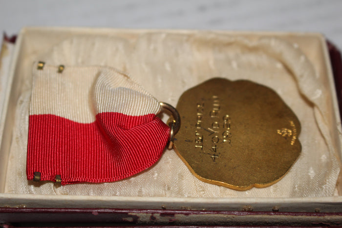 1929 Wisconsin High School 440 YD State Champion Medal - Vintage Indy Sports
