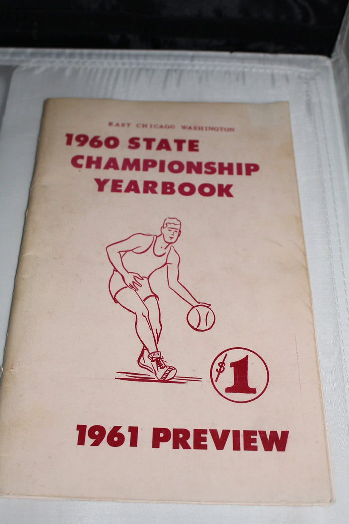 1960 East Chicago Washington Indiana High School Basketball State Championship Yearbook - Vintage Indy Sports