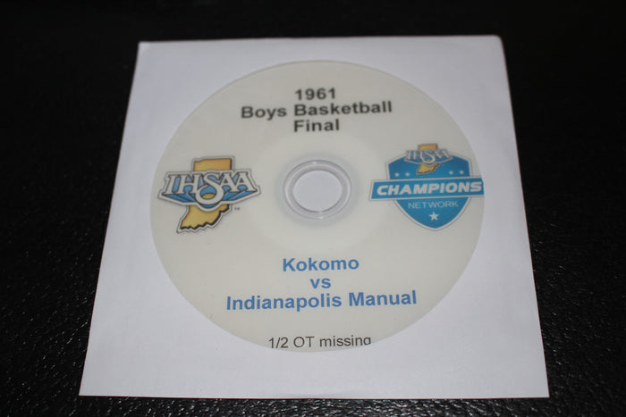 1961 Indiana High School Basketball Final DVD - Vintage Indy Sports