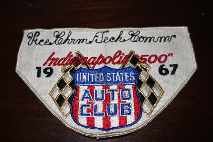 1967 Indianapolis 500 Vice Chairman Technical Committee Arm Band - Vintage Indy Sports