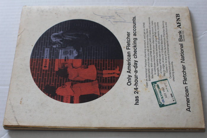 1973-74 Indiana Pacers vs Memphis Tams ABA Program - Vintage Indy Sports