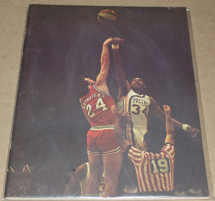 1973 NY Nets vs Indiana Pacers ABA Baasketball Program, Dr. J 43 Points