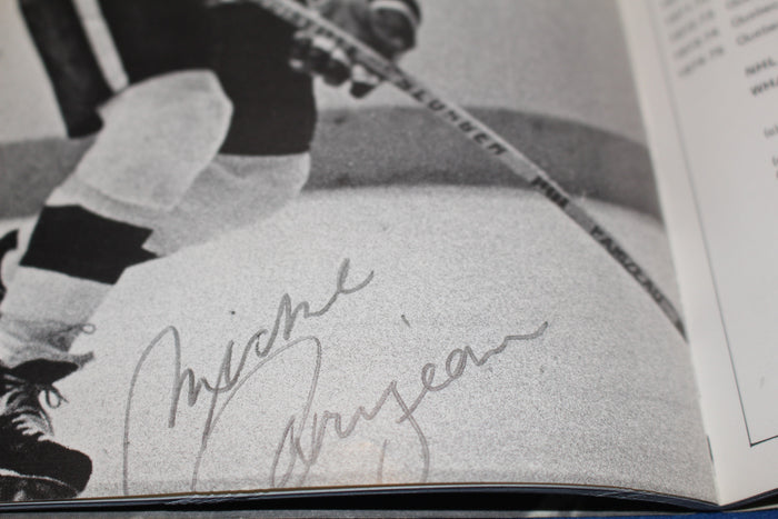 1975-76 Indianapolis Racers Yearbook, Autographed - Vintage Indy Sports