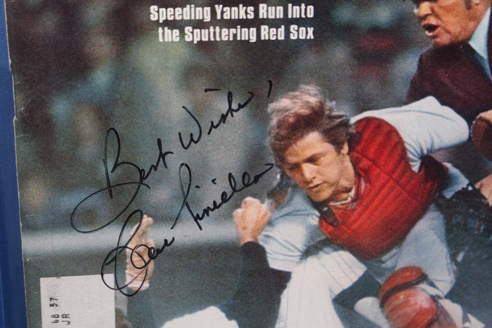 1976 Lou Piniella NY Yankees Autographed Sports Illustrated Issue - Vintage Indy Sports