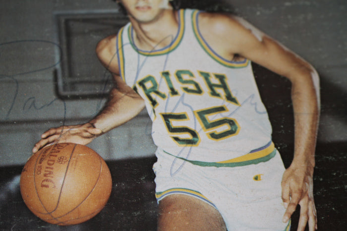 1980 Notre Dame vs Depaul Basketball Program, Ray Meyer Autograph - Vintage Indy Sports