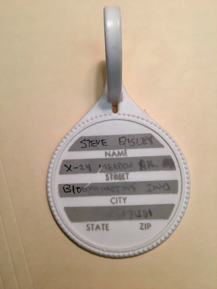 1981 NCAA Basketball Championship Bag Tag - Vintage Indy Sports
