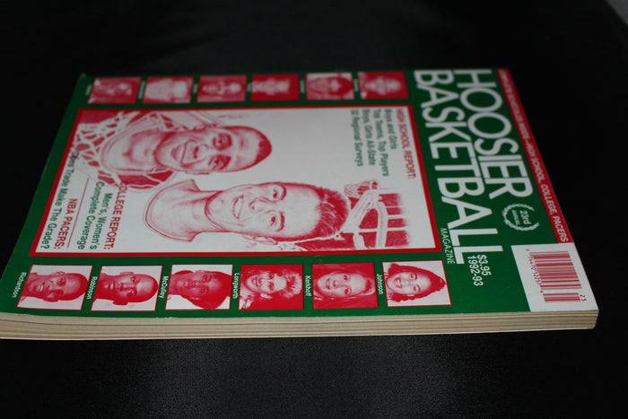 1992-93 Hoosier Basketball Magazine - Vintage Indy Sports
