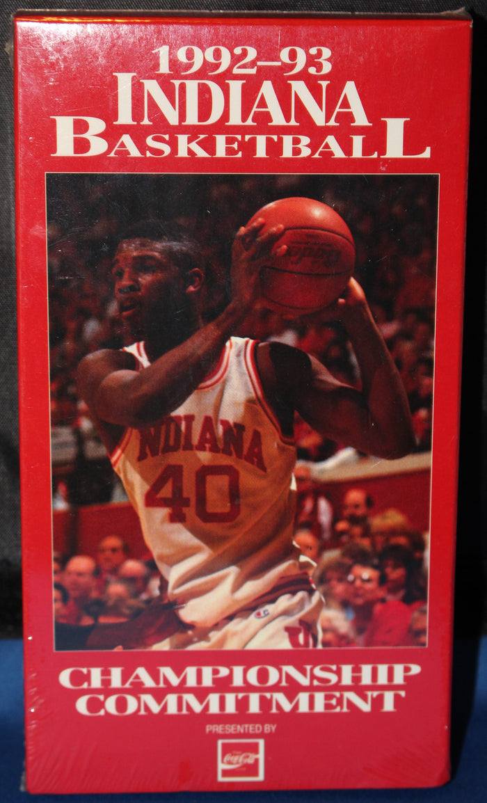 1992-93 Indiana Basketball Championship Committment VHS Video - Vintage Indy Sports