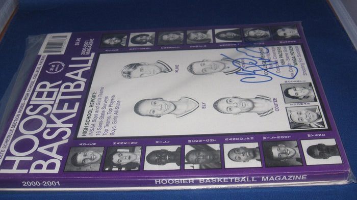 2000-01 HOOSIER BASKETBALL MAGAZINE, CHRIS THOMAS AUTOGRAPH - Vintage Indy Sports