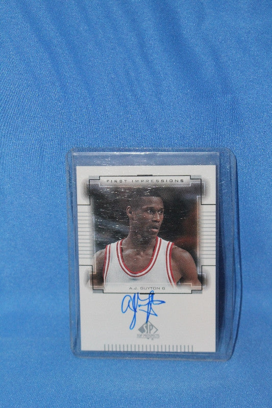 2000 SP Top Prospects A.J. Guyton Indiana University Autographed Card #AJ - Vintage Indy Sports