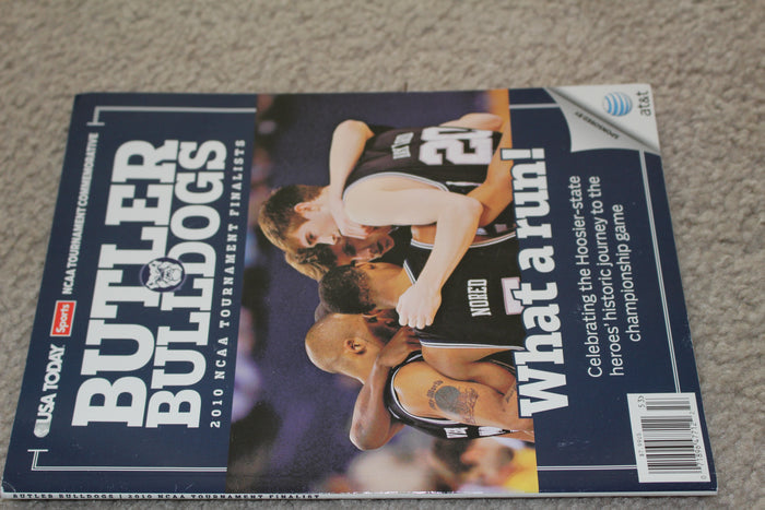 2010 USA Today Butler Bulldogs Tournament Finalists Oversized Paperback Book - Vintage Indy Sports