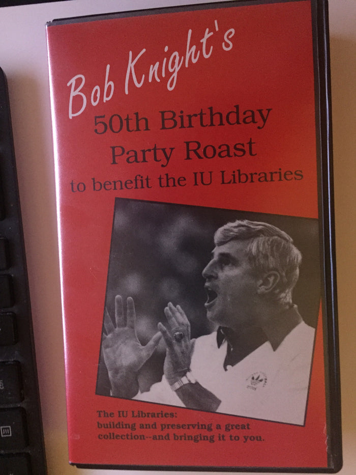 Bob Knight's 50th Birthday Party Roast VHS Video - Vintage Indy Sports