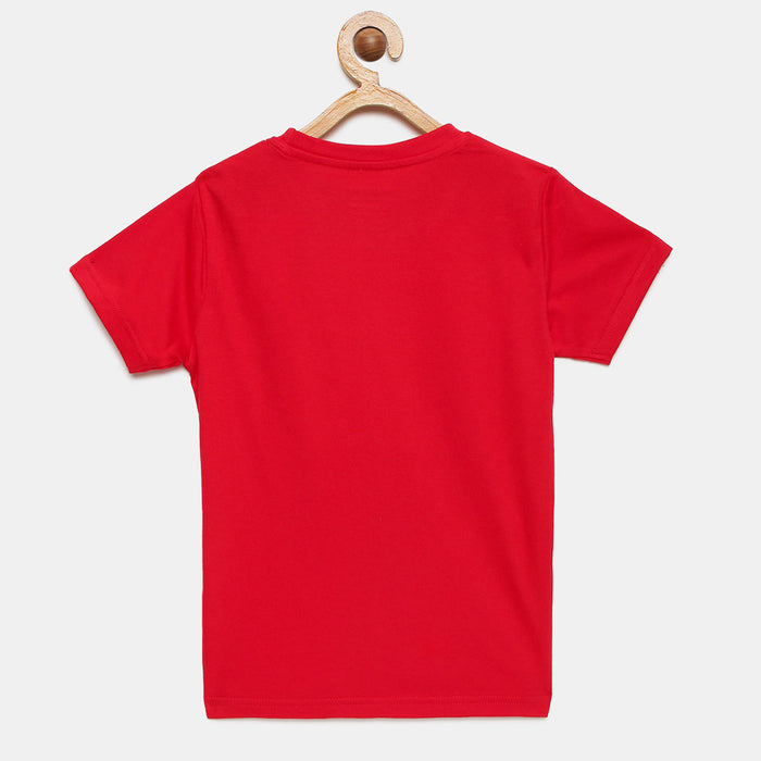 Boys Printed Cotton T-Shirt