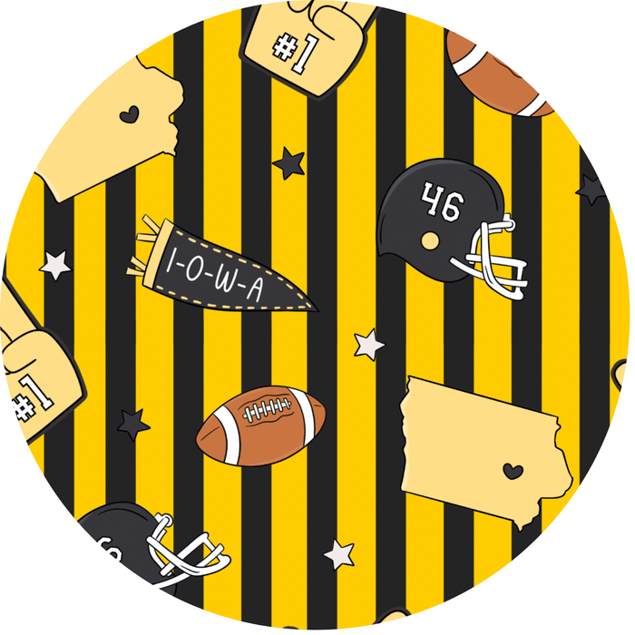 Game Day In Iowa Convertible Footies- PREORDER