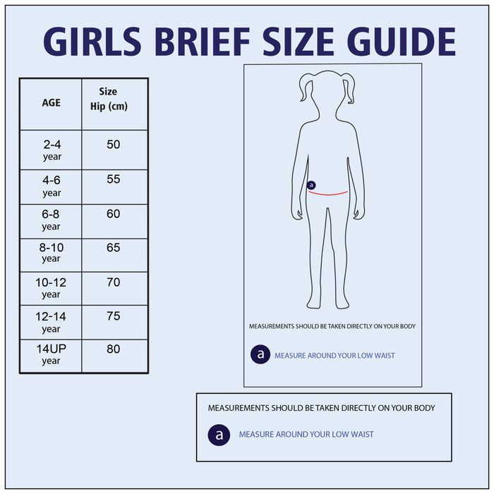 Girls Brief - Pack of 3