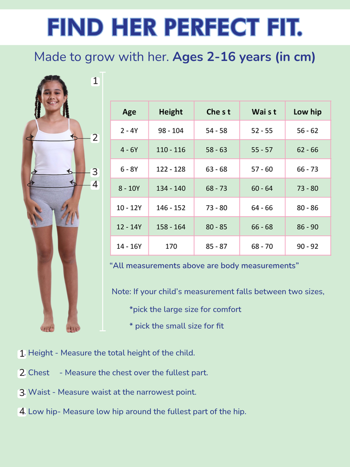 Girls Mini Innershorts – Black & Lavender