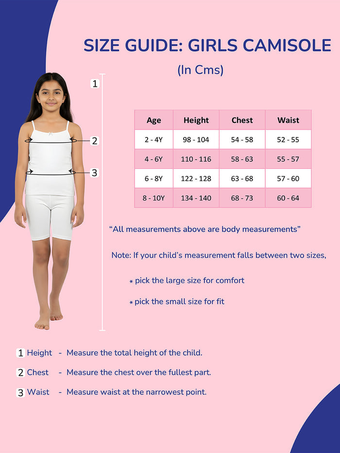 Girls Pointelle Camisole - Pack of 2