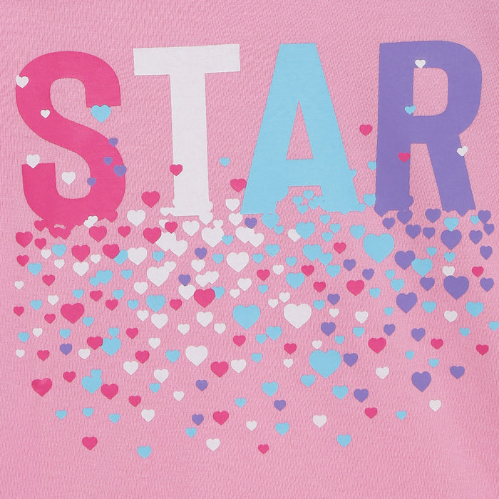 Girls Printed Cotton T-Shirt