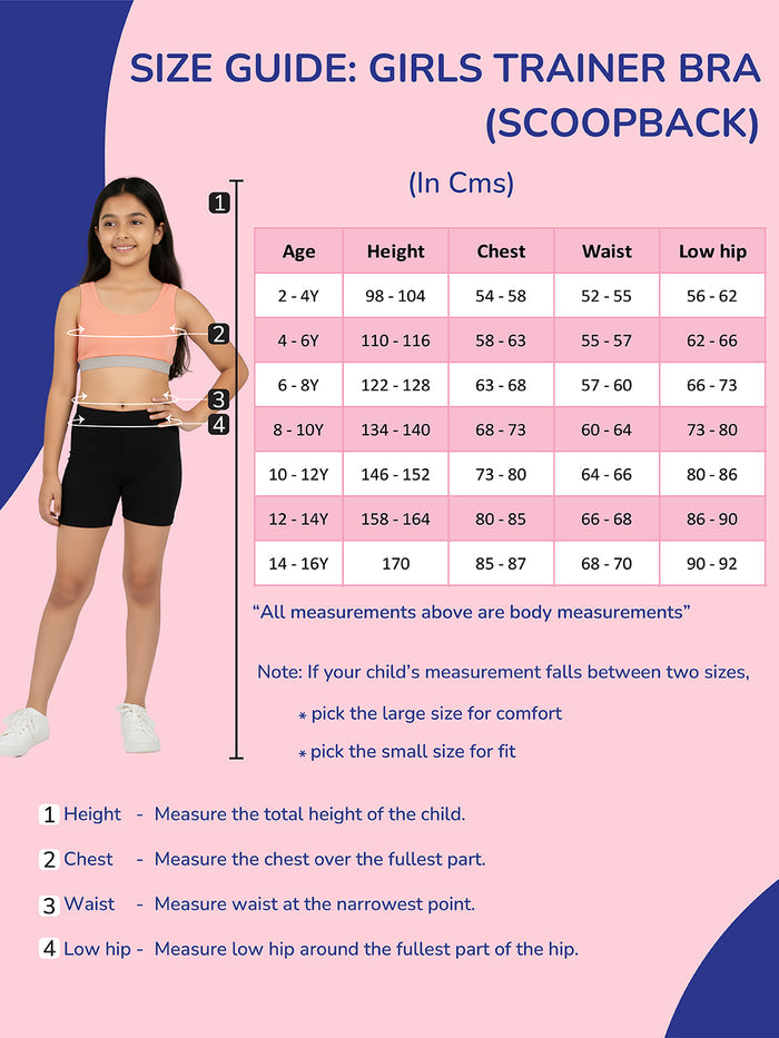 Girls Trainer Bra, Pack of 3 | Non-Padded