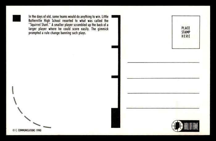 Indiana Basketball Hall of Fame Postcard