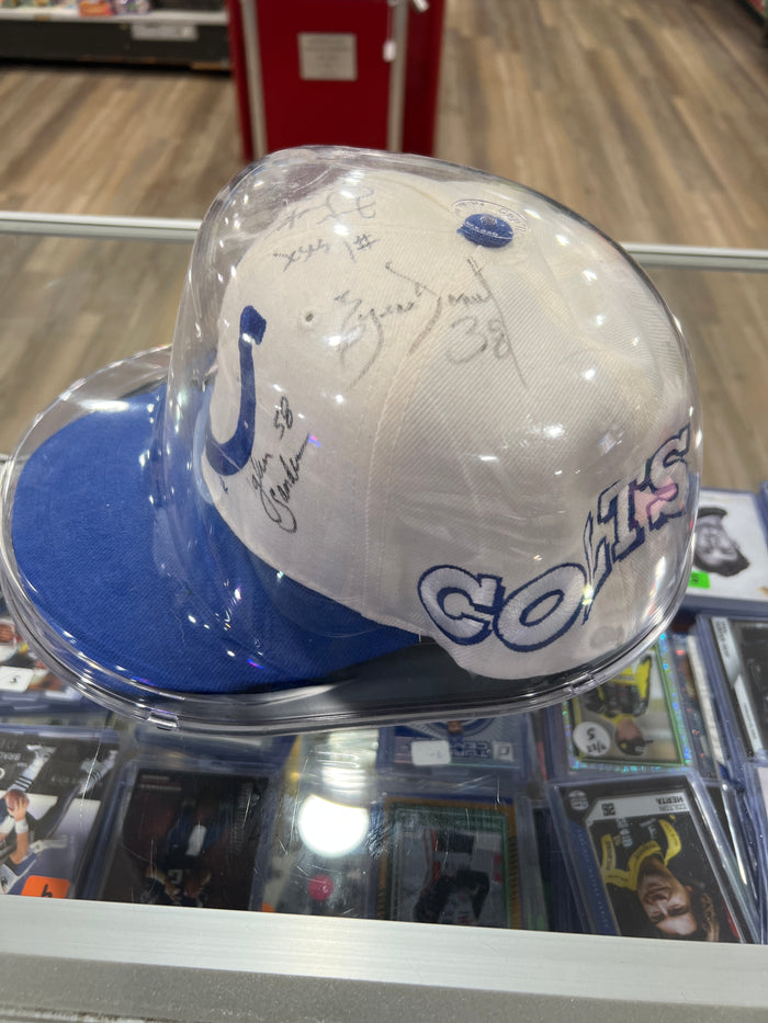 Indianapolis Colts Proline Authentic Autographed Hat Cap Jim Harbaugh