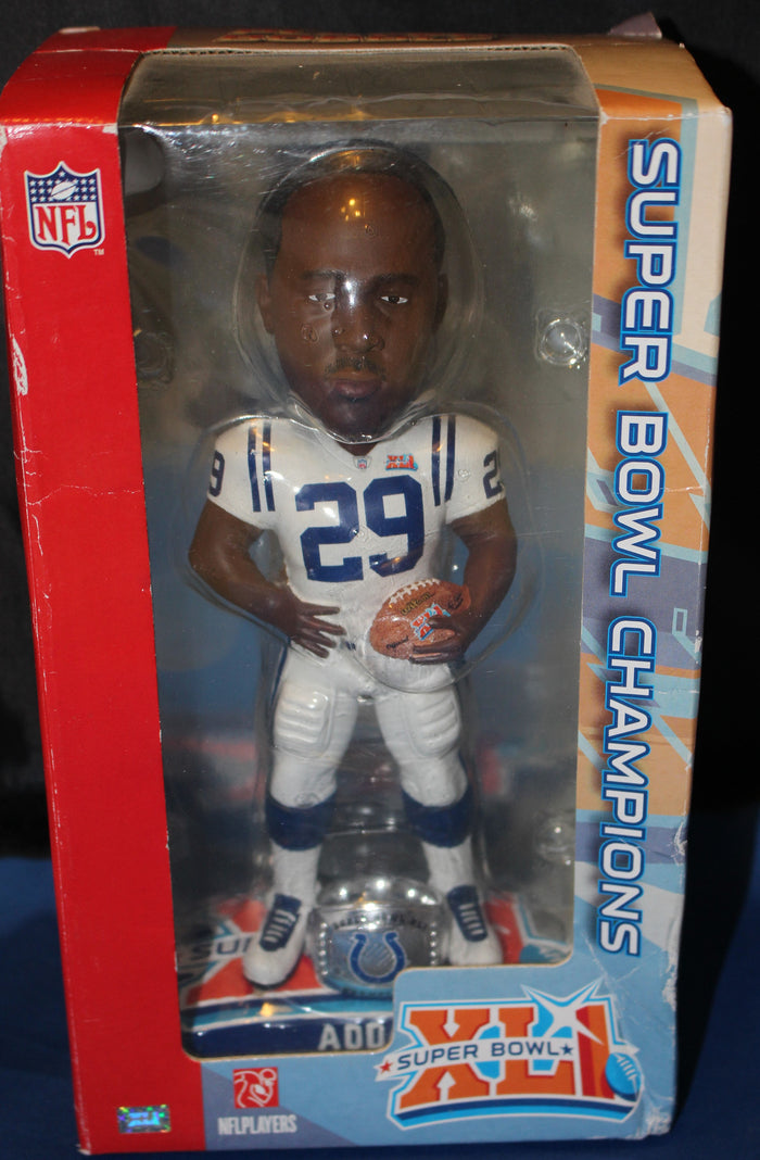 Joseph Addai Super Bowl Champions XLI Bobblehead New in Box - Vintage Indy Sports