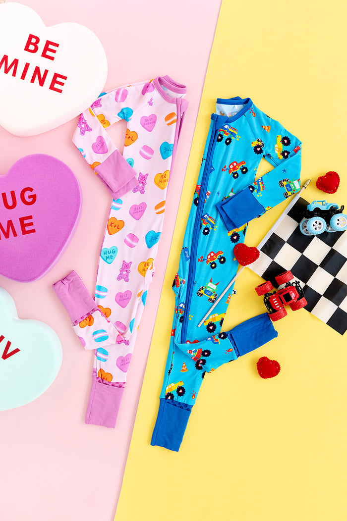 Kiki+Lulu x Young Wild Friedman Monster Truck Pajamas