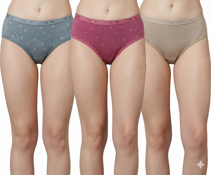 Mid Rise Hipster Panties – Pack of 3