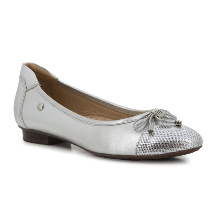 Nayara pumps Silver Metallic Leather