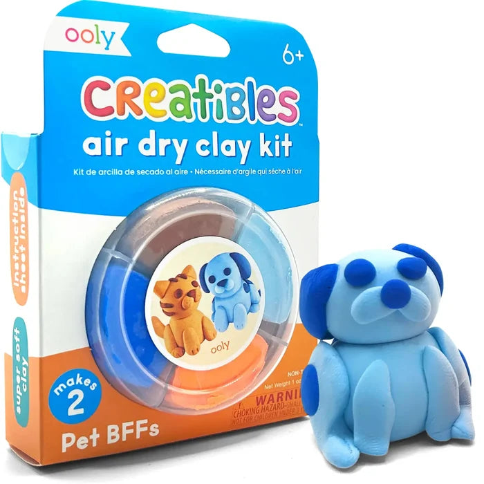 Ooly – Creatibles Air Dry Clay Kit in Pet BFFs