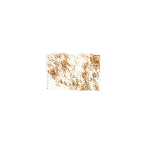 Primecut – Caramel Speckled Cowhide Card Holder