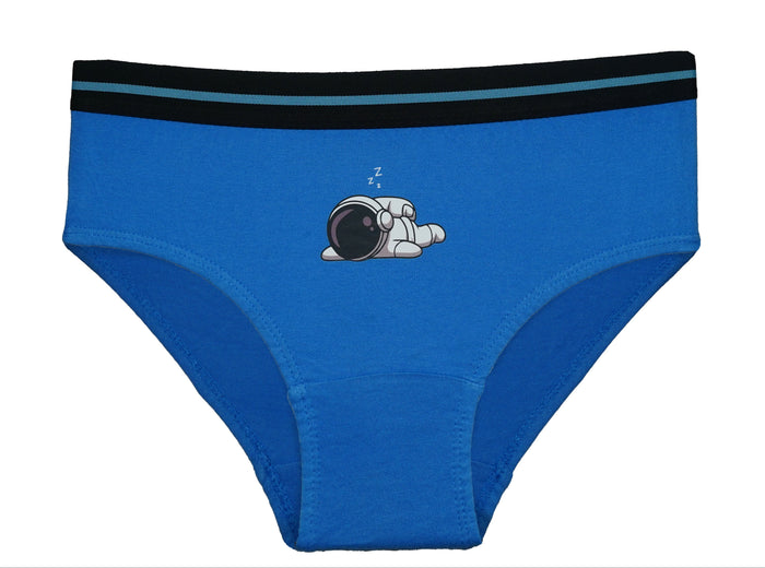 Redrose Boys’ Briefs – 3-Pack Space Adventure Print Underwear | 100% Cotton | JR-544