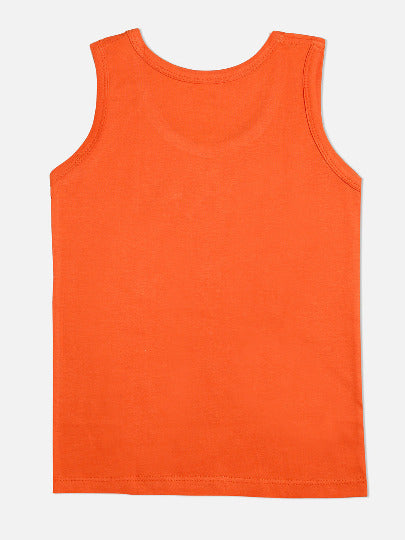 Redrose Boys Cotton Vests – Pack of 5 | Plain Sleeveless Innerwear | Stylish Contrast Trims | VEST_1005CL