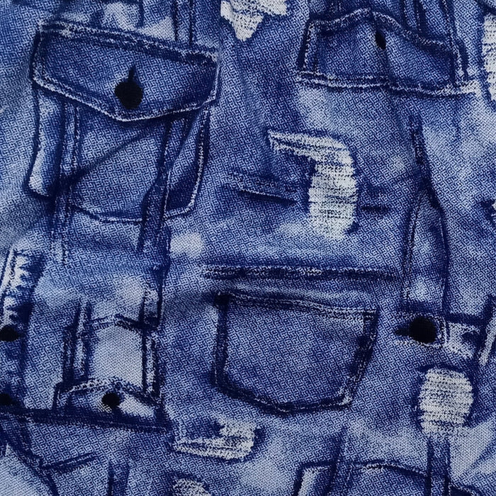 Redrose Boys’ Printed Cotton Briefs – Pack of 6 | Stylish Camo & Denim-Inspired Prints | JR-85