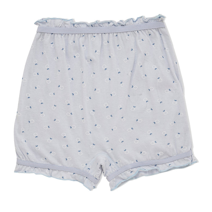 Redrose Girls' Soft Cotton Printed Bloomers – Pack of 6 | Frill Hem Design 🌼👧 | BLM-233
