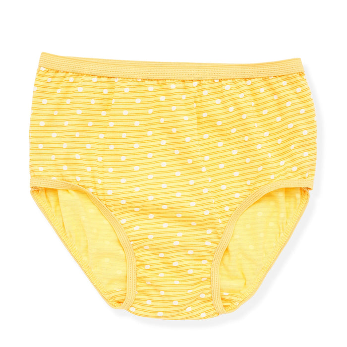 Redrose Girls' Striped Cotton Panties – Pack of 6 | Soft & Breathable Daily Innerwear | BABY-18