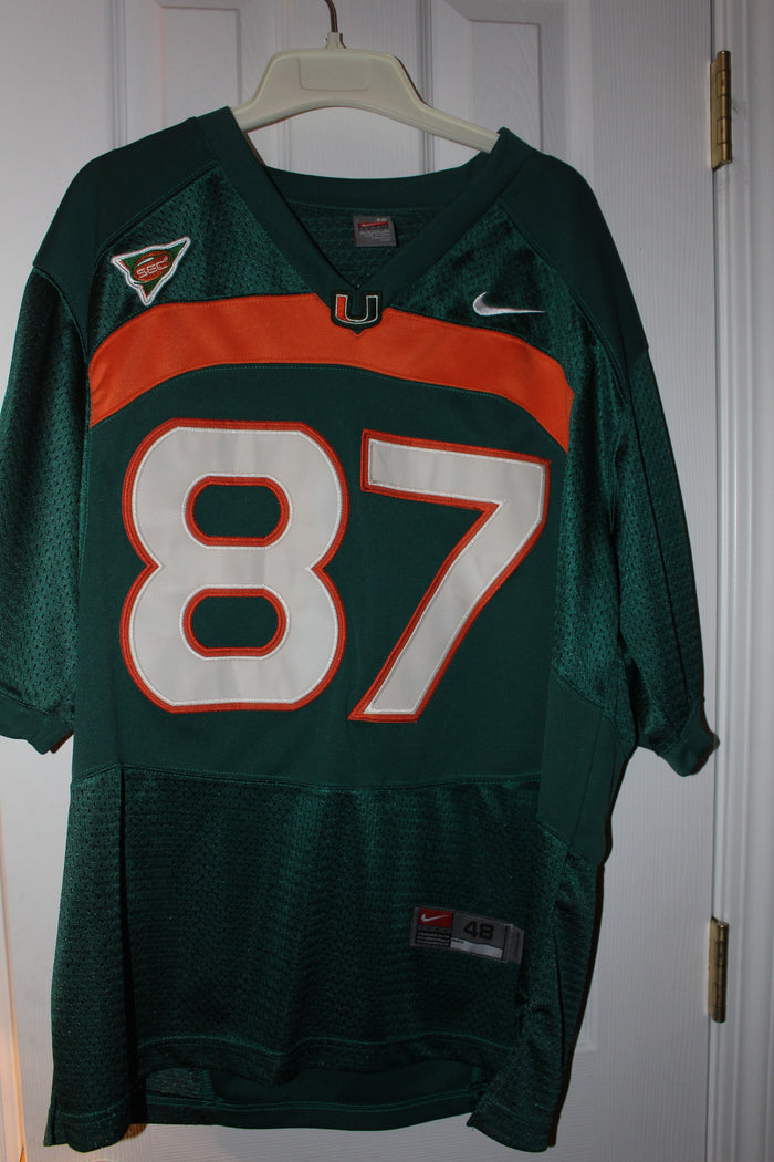 Reggie Wayne Autographed University of Miami Jersey