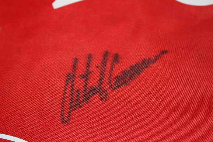Retief Goosen Autographed 2004 U.S. Open Flag Shinnecock Hills - Vintage Indy Sports