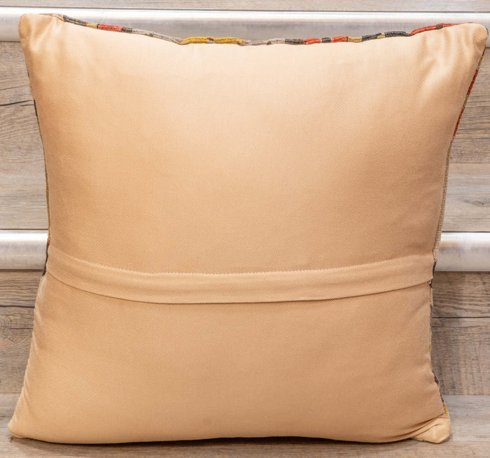 Small Handmade Turkish kilim cushion - 309674-AE