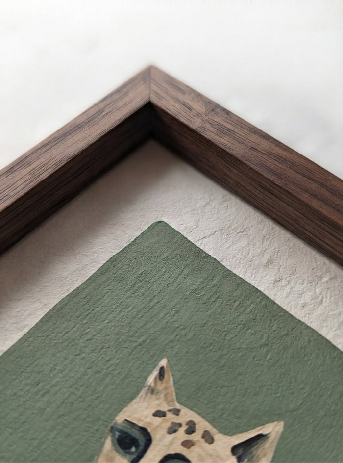 21x29.7 cm / 8x12" Framed | Brown Frame