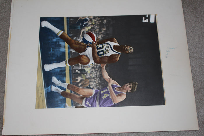 Vintage George McGinnis ABA Basketball Indiana Pacers Photo - Vintage Indy Sports