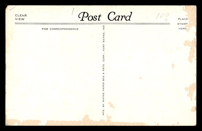 Vintage Indiana University Gymnasium Postcard