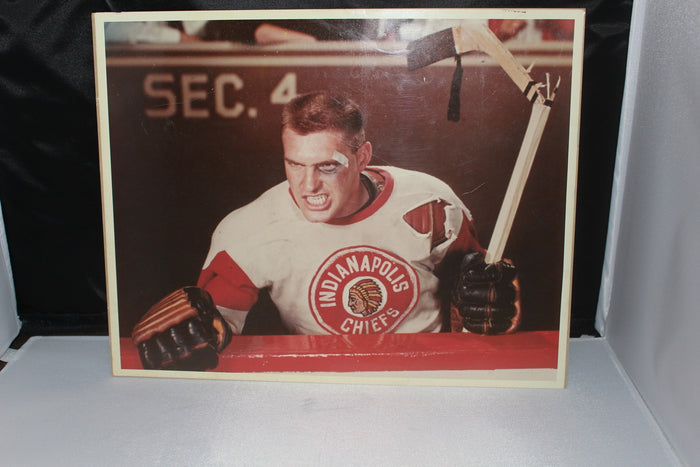 Vintage Indianapolis Chiefs Hockey 14x11 Promo Photo - Vintage Indy Sports