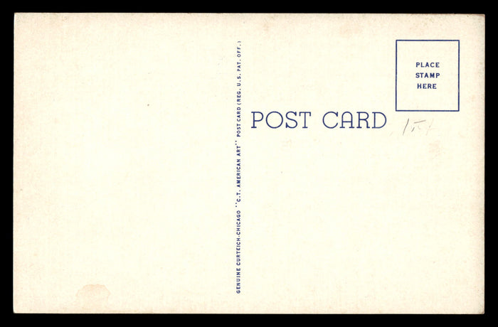 Vintage Washington Catholic Indiana HS Auditorium Postcard