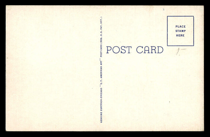 Vintage Washington, Indiana HS Gymnasium Postcard