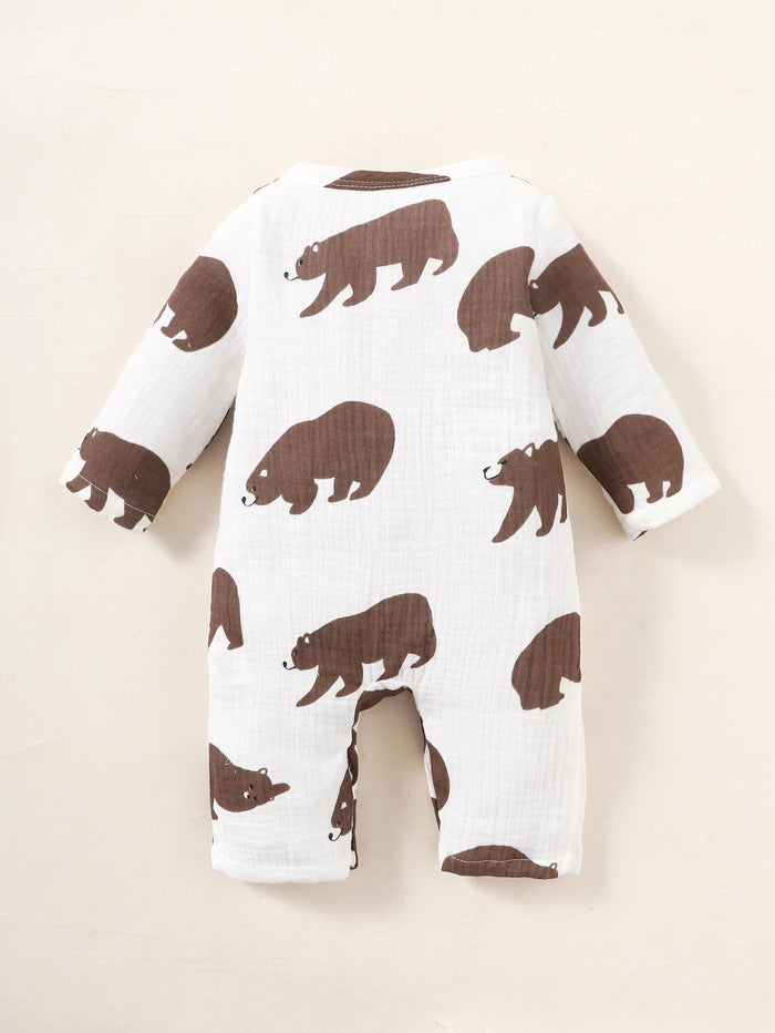 0-12M Baby Girls Fall Pajamas Jumpsuit Onesies Bodysuit  Wholesale Baby Clothes Catpapa WJ212208302