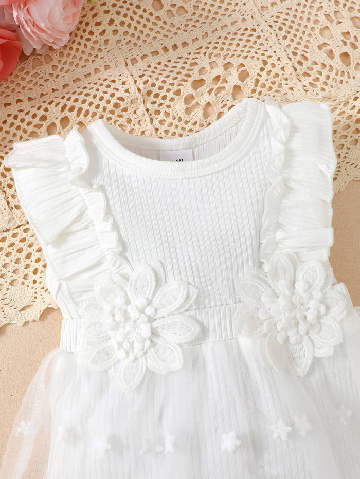 1-18M Wholesale Baby Onesies Bulk Christian Baptism Dress Flower Girl Dresses Catpapa Wholesale Baby Clothes For Boutique