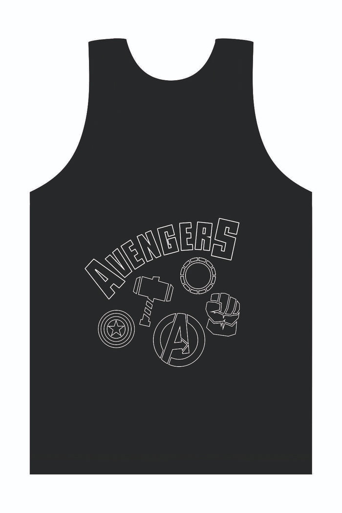 1011 [Boys’ Vests – Pack of 6 100% Cotton
