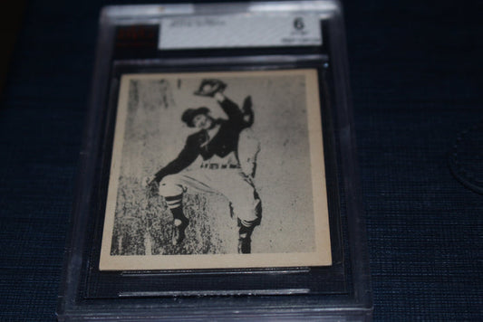 1939 Al Schacht Play Ball Baseball Card #113, BVG 6 EX-MT - Vintage Indy Sports