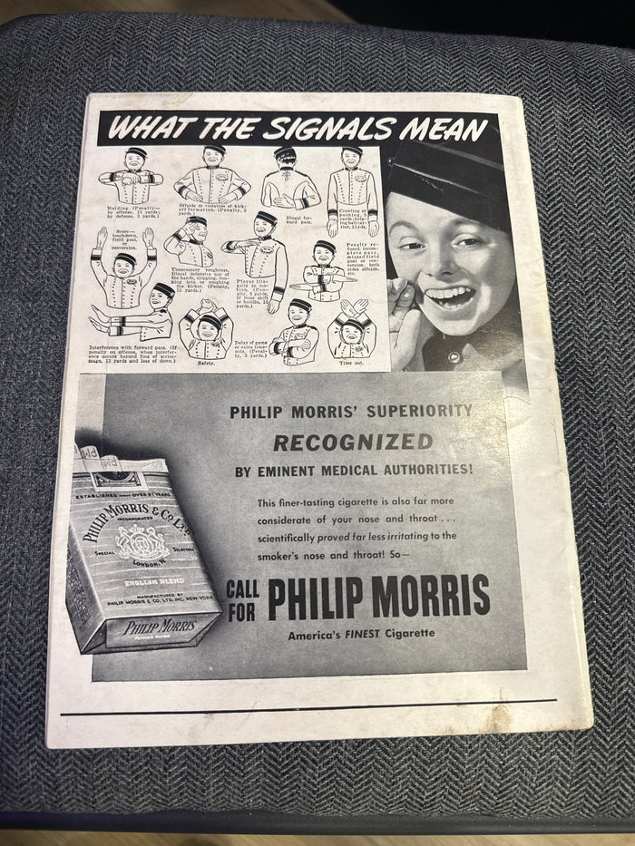 1943 Purdue vs Indiana Football Program, Cover Variation